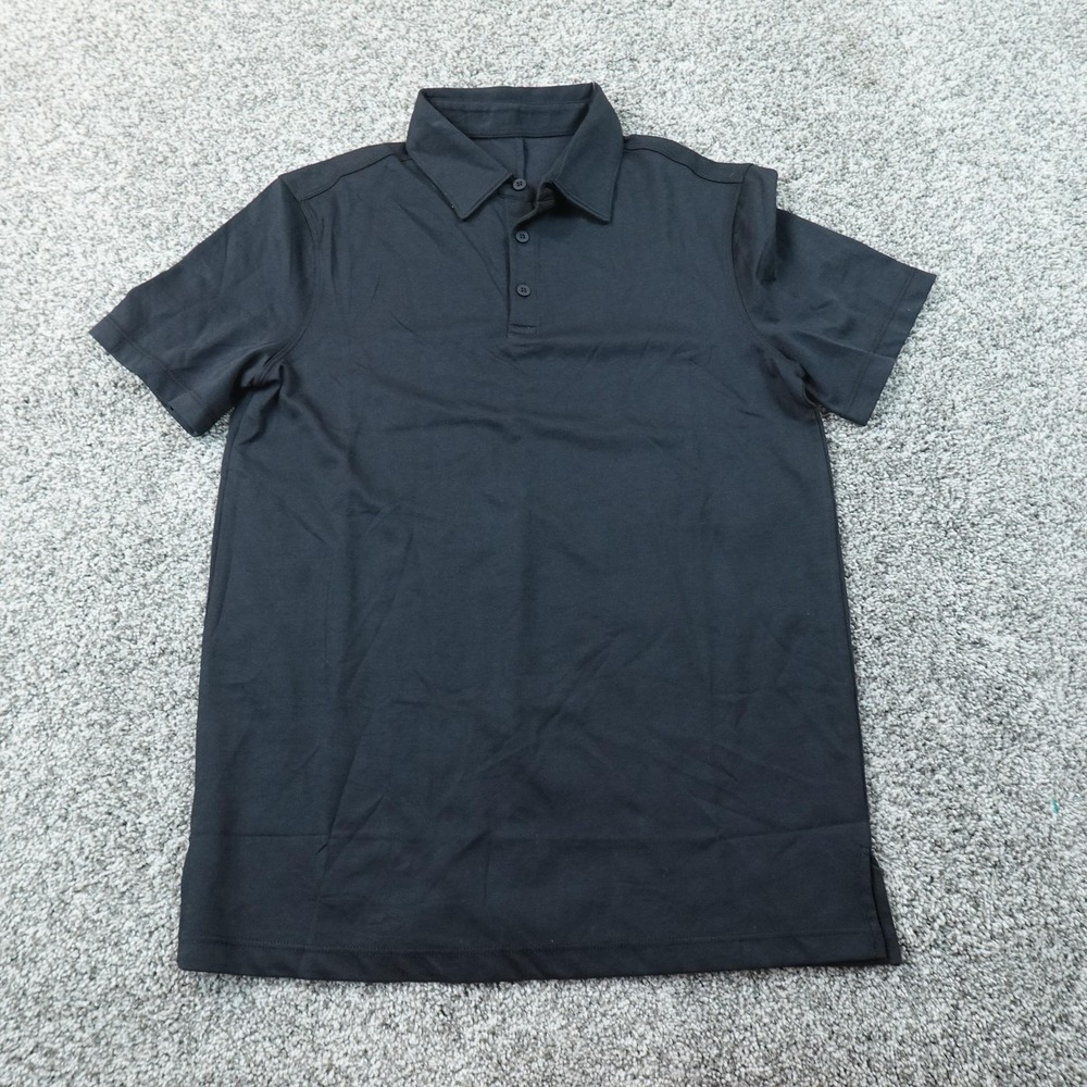 NEW Jack Archer Polo Shirt Mens S Black Short Sleeve Tech Performance Golf Top